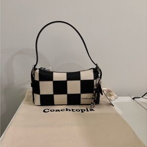 Coachtopia Black and White Checkered Small Alter Ego